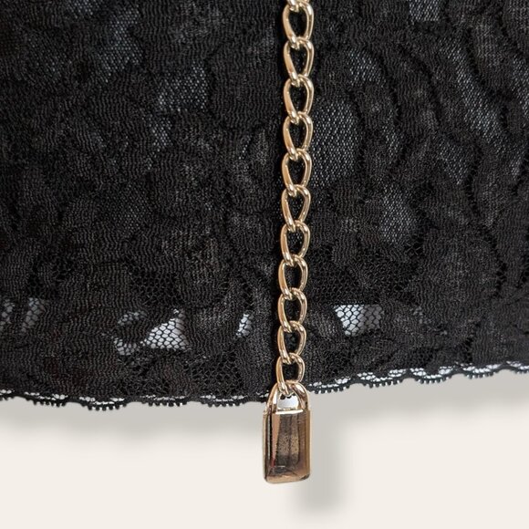 (2/$20) Vintage Square Metal Link Belt - Picture 5 of 6